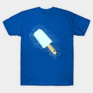 Sea Salt Ice Cream Glitter Paint Splatter T-Shirt